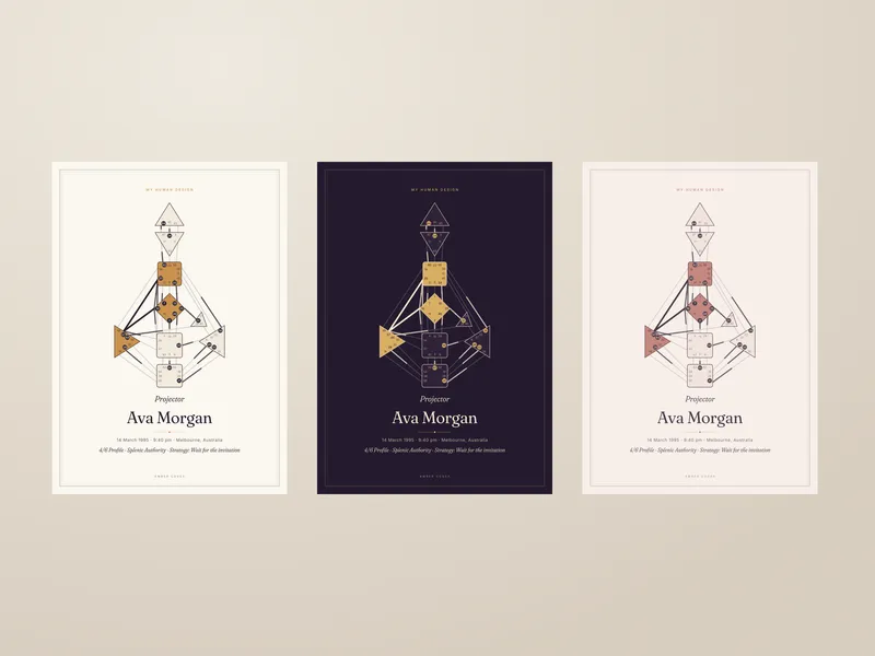 Three colours: warm cream, midnight and gold, soft blush