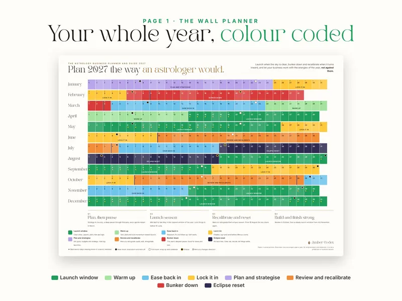 The whole year in colour