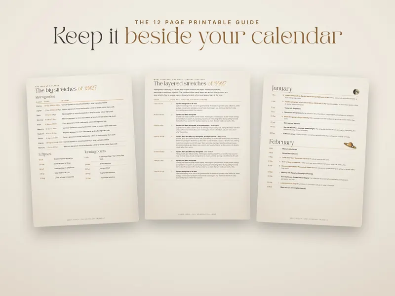 The printable guide