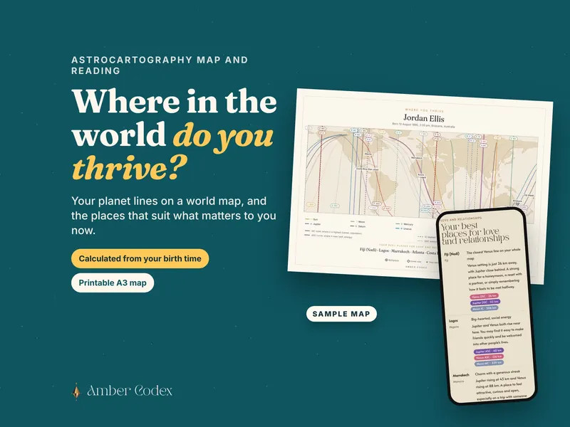 Where You Thrive: a sample map and reading