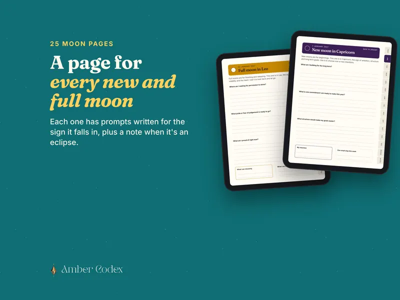 A page for every new and full moon