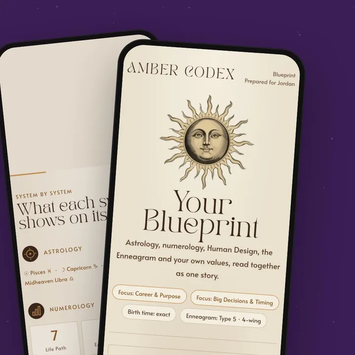 The Blueprint reading on a phone